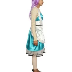 HPO Adult Women's Sexy French Maid Uniform Costume | Lake Blue Cosplay Costume