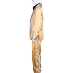 HPO Adult Men's Satin Costume | Gold Cosplay Costume