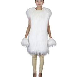 HPO Adult Women's Hairy Warrior Ape Military Leader Resistance Fighter Unisex Costume | Multiple Color Options Cosplay Costume