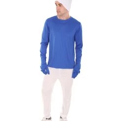 HPO Men's Cosplay Blue Costume | Blue White Color