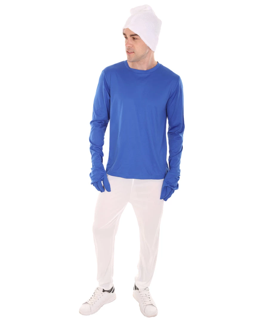 HPO Men's Cosplay Blue Costume | Blue White Color 1 HPO Men's Cosplay Blue Costume | Blue White Color