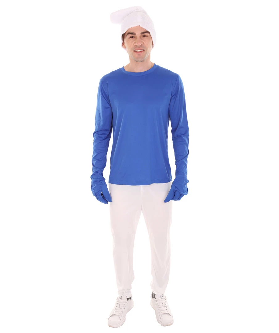 HPO Men's Cosplay Blue Costume | Blue White Color 2 HPO Men's Cosplay Blue Costume | Blue White Color