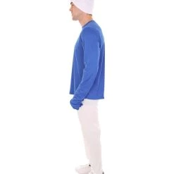 HPO Men's Cosplay Blue Costume | Blue White Color 11 HPO Men's Cosplay Blue Costume | Blue White Color