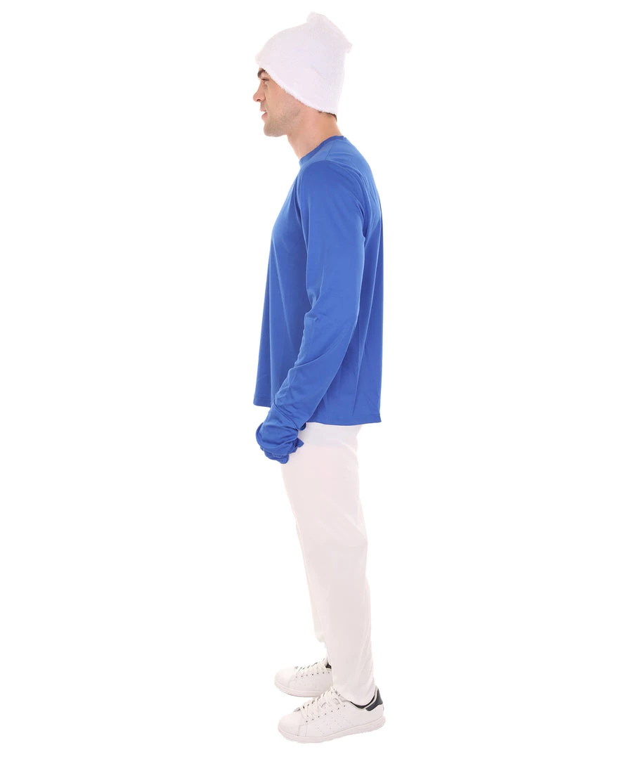 HPO Men's Cosplay Blue Costume | Blue White Color 4 HPO Men's Cosplay Blue Costume | Blue White Color