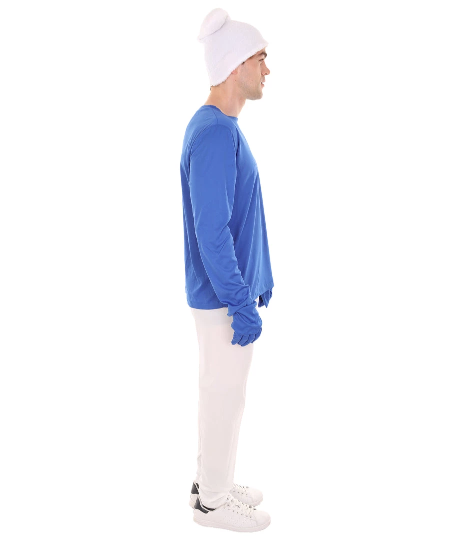 HPO Men's Cosplay Blue Costume | Blue White Color 6 HPO Men's Cosplay Blue Costume | Blue White Color
