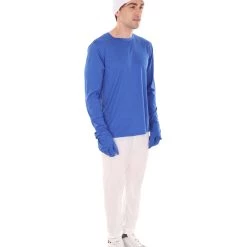 HPO Men's Cosplay Blue Costume | Blue White Color 14 HPO Men's Cosplay Blue Costume | Blue White Color