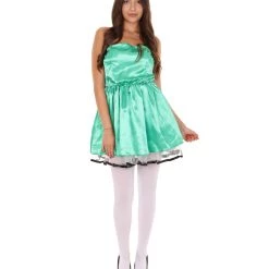 HPO Adult Women's 50s Prom Dress Costume | Green Cosplay Costume 12 HPO Adult Women's 50s Prom Dress Costume | Green Cosplay Costume