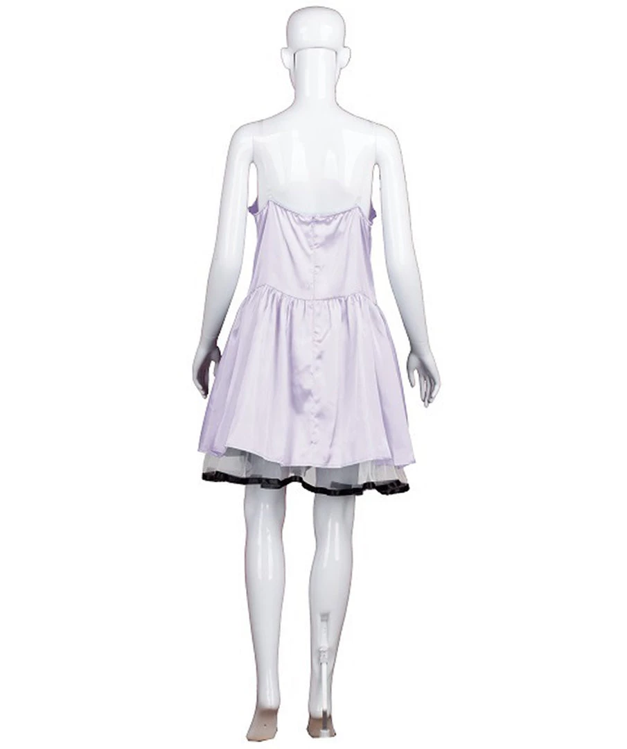 HPO Adult Women's 50s Prom Dress Costume | Light Purple Cosplay Costume 5 HPO Adult Women's 50s Prom Dress Costume | Light Purple Cosplay Costume