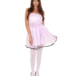 HPO Adult Women's 50s Prom Dress Costume | Light Purple Cosplay Costume 14 HPO Adult Women's 50s Prom Dress Costume | Light Purple Cosplay Costume