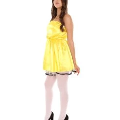 HPO Adult Women's 50s Prom Dress Costume | Yellow Cosplay Costume 11 HPO Adult Women's 50s Prom Dress Costume | Yellow Cosplay Costume
