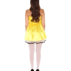 HPO Adult Women's 50s Prom Dress Costume | Yellow Cosplay Costume 12 HPO Adult Women's 50s Prom Dress Costume | Yellow Cosplay Costume