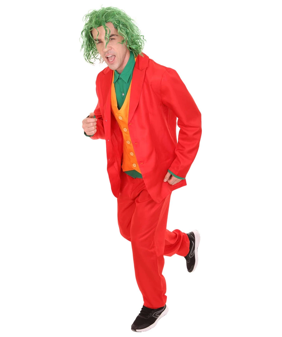 HPO Adult Men's Clown Costume | Multi Color Cosplay Costume 7 HPO Adult Men's Clown Costume | Multi Color Cosplay Costume