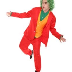 HPO Adult Men's Clown Costume | Multi Color Cosplay Costume 16 HPO Adult Men's Clown Costume | Multi Color Cosplay Costume