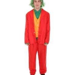 HPO Adult Men's Clown Costume | Multi Color Cosplay Costume