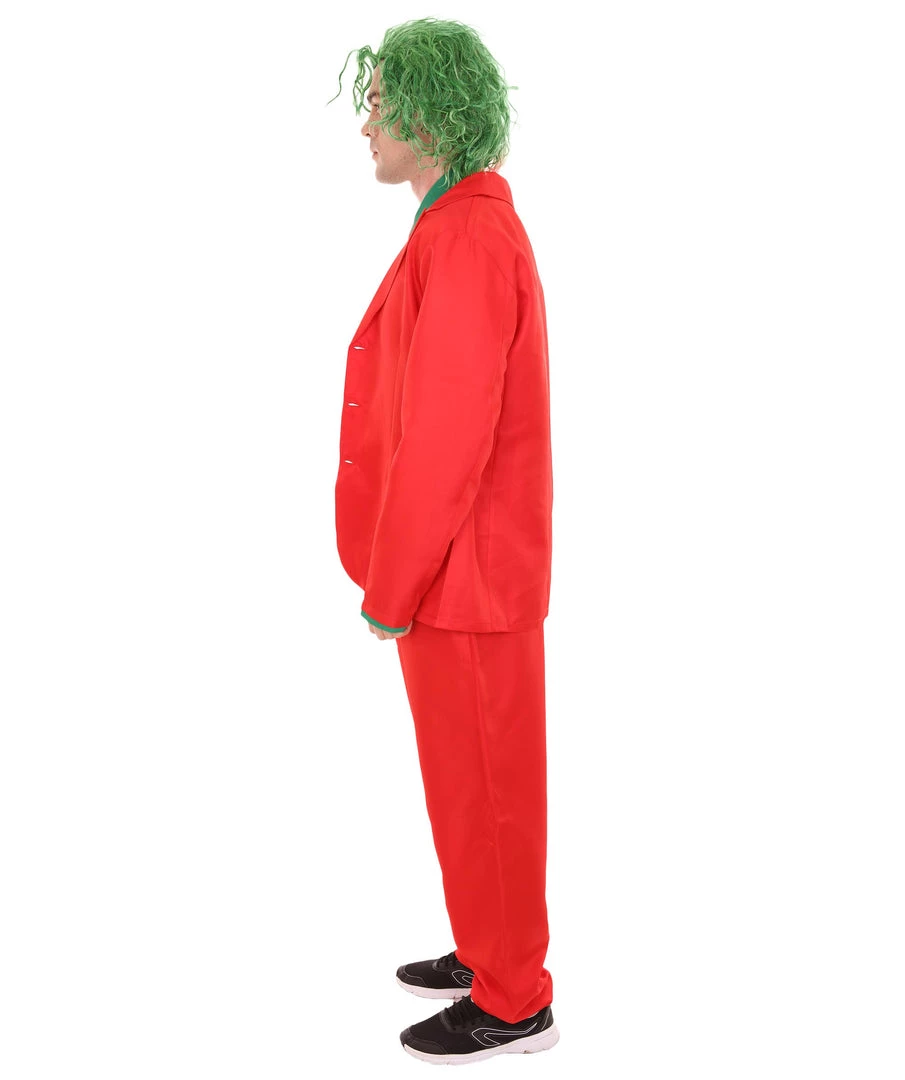HPO Adult Men's Clown Costume | Multi Color Cosplay Costume 4 HPO Adult Men's Clown Costume | Multi Color Cosplay Costume
