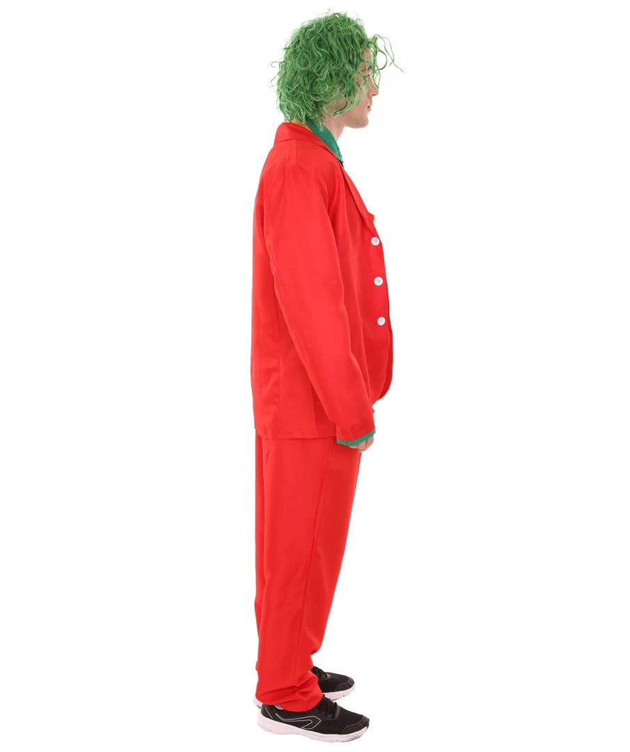HPO Adult Men's Clown Costume | Multi Color Cosplay Costume 6 HPO Adult Men's Clown Costume | Multi Color Cosplay Costume