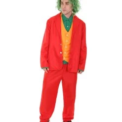 HPO Adult Men's Clown Costume | Multi Color Cosplay Costume 11 HPO Adult Men's Clown Costume | Multi Color Cosplay Costume