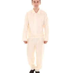 HPO Adult Men's 80's Sports Crem Costume | Moccasin Cosplay Costume