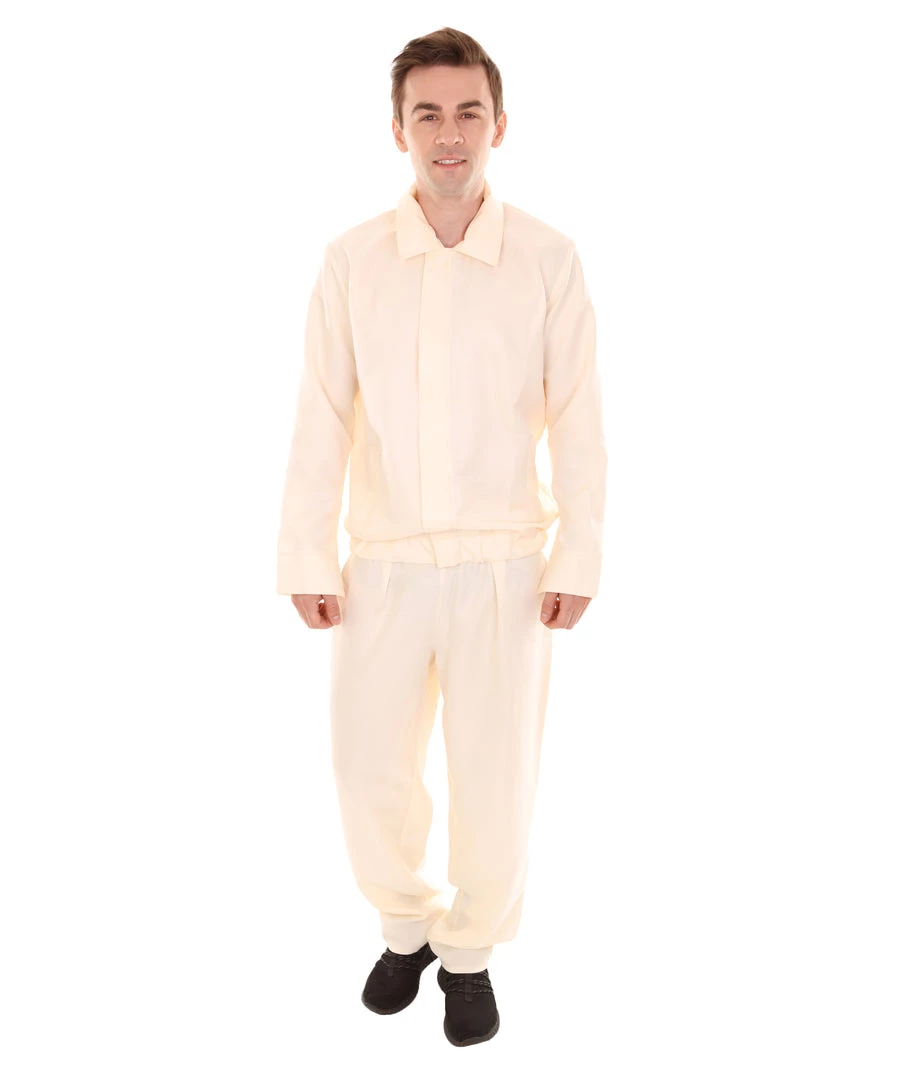 HPO Adult Men's 80's Sports Crem Costume | Moccasin Cosplay Costume 2 HPO Adult Men's 80's Sports Crem Costume | Moccasin Cosplay Costume