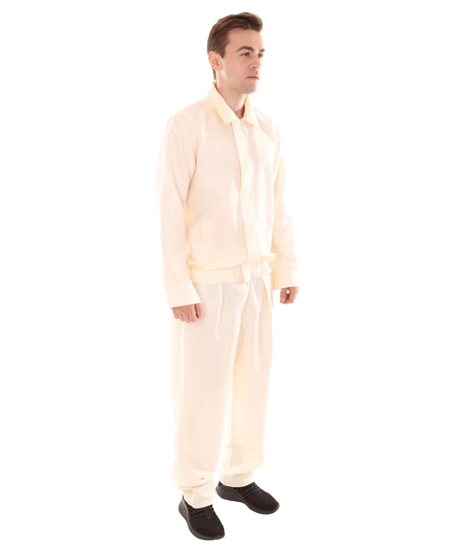 HPO Adult Men's 80's Sports Crem Costume | Moccasin Cosplay Costume 7 HPO Adult Men's 80's Sports Crem Costume | Moccasin Cosplay Costume