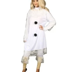 HPO Adult Women's Horror & Gothic Clown Costume | White Cosplay Costume 10 HPO Adult Women's Horror & Gothic Clown Costume | White Cosplay Costume