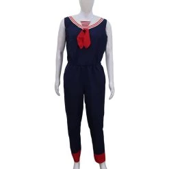 HPO Adult Men's Retro Sailor Costume | Blue & Red Cosplay Costume