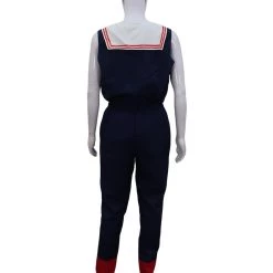 HPO Adult Men's Retro Sailor Costume | Blue & Red Cosplay Costume