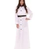 HPO Adult Women's Historical Scientist Costume | White & Black Halloween Costume