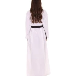HPO Adult Women's Historical Scientist Costume | White & Black Halloween Costume
