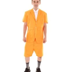 HPO Adult Men's Classic-Fit Hombre 90'S Costume | Yellow Cosplay Costume