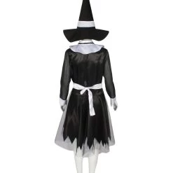 HPO Adult Women's Salem Costume Black & White Cosplay Costume 7 HPO Adult Women's Salem Costume Black & White Cosplay Costume