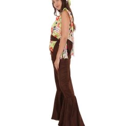 HPO Adult Women's 70's Hippie Costume | Multi Cosplay Costume 8 HPO Adult Women's 70's Hippie Costume | Multi Cosplay Costume