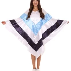 HPO Adult Womens Trooper Super Poncho | Multicolor Tunic Cosplay Costume Men's