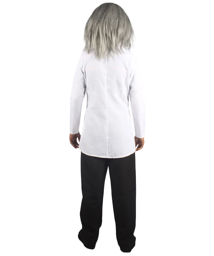 HPO Adult Men's Mad Scientist Costume | Black & White Halloween Costume 3 HPO Adult Men's Mad Scientist Costume | Black & White Halloween Costume