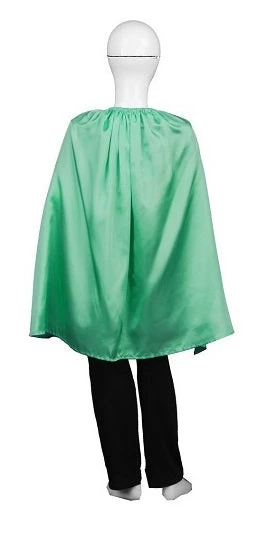 HPO Kids Child's Superhero Party Cape With Mask Set Costume | Green Cosplay Costume 3 HPO Kids Child's Superhero Party Cape With Mask Set Costume | Green Cosplay Costume