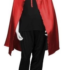 HPO Child's Superhero Party Cape With Mask Set Costume | Red Cosplay Costume