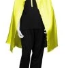 HPO Kids Child's Superhero Cape With Mask Set Costume | Yellow & Black Cosplay Costume