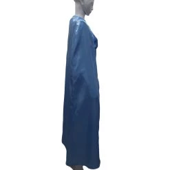 HPO Adult Women's Dress With Cloak Costume | Blue Cosplay Costume 8 HPO Adult Women's Dress With Cloak Costume | Blue Cosplay Costume