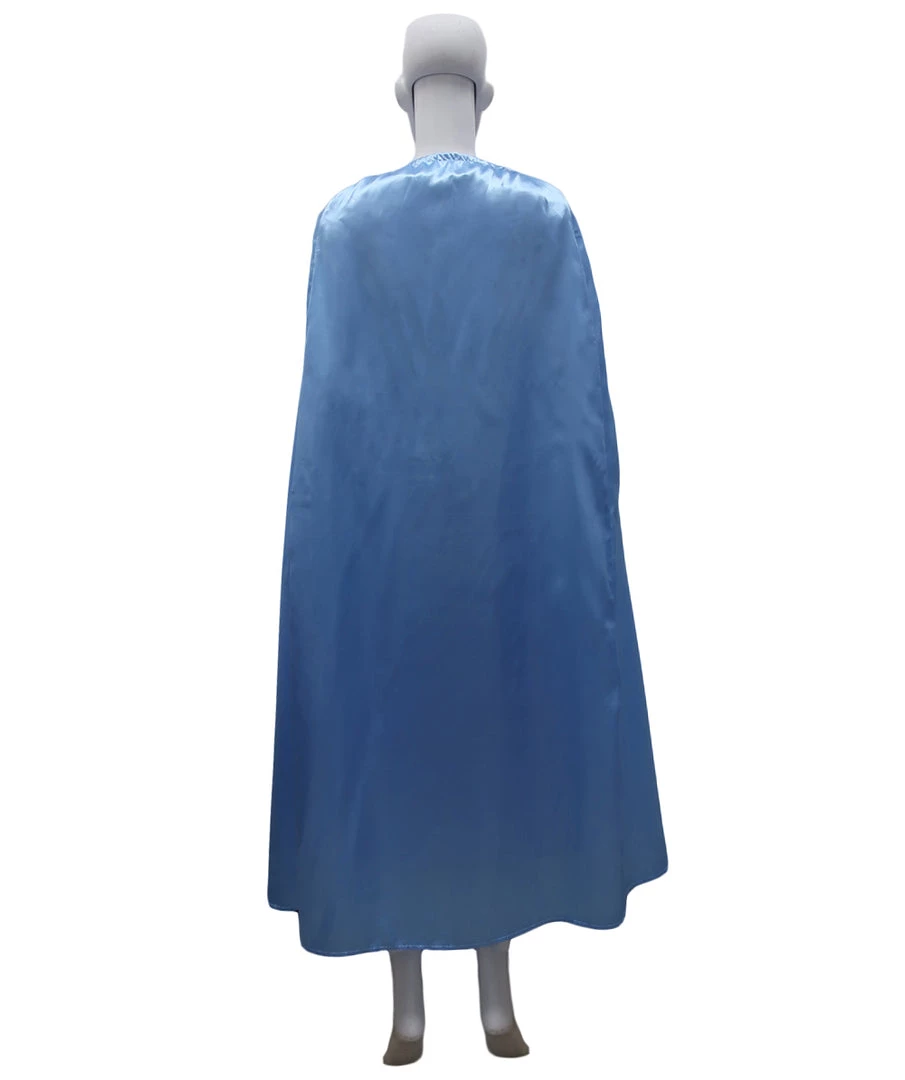HPO Adult Women's Dress With Cloak Costume | Blue Cosplay Costume 3 HPO Adult Women's Dress With Cloak Costume | Blue Cosplay Costume