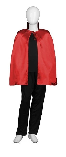 HPO Child's King/Queen Reversible Vampire Cape Costume | Red & Black Cosplay Costume 2 HPO Child's King/Queen Reversible Vampire Cape Costume | Red & Black Cosplay Costume