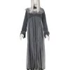 HPO Adult Women's Zombie Mary Costume | Grey Halloween Costume
