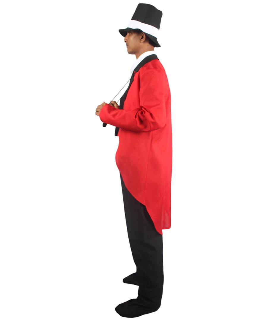 HPO Adult Men's Tamer Costume | White, Red & Black Cosplay Costume 2 HPO Adult Men's Tamer Costume | White, Red & Black Cosplay Costume