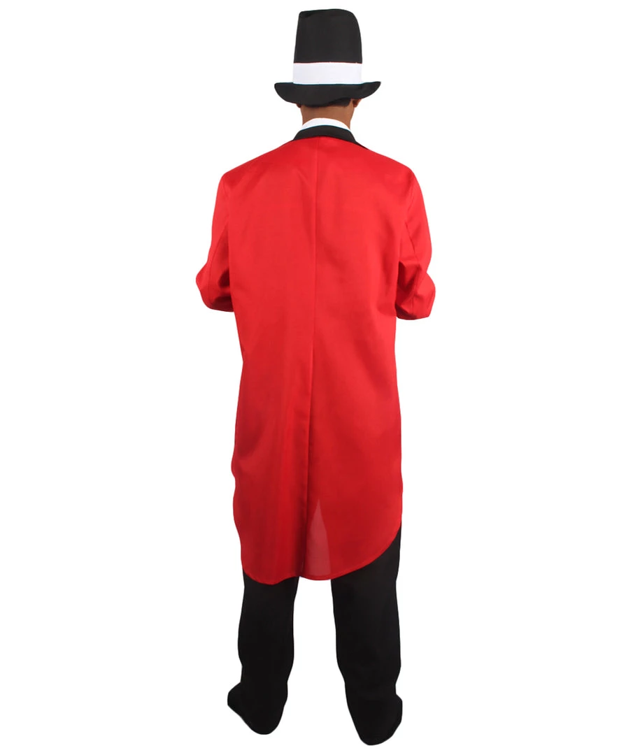 HPO Adult Men's Tamer Costume | White, Red & Black Cosplay Costume 3 HPO Adult Men's Tamer Costume | White, Red & Black Cosplay Costume