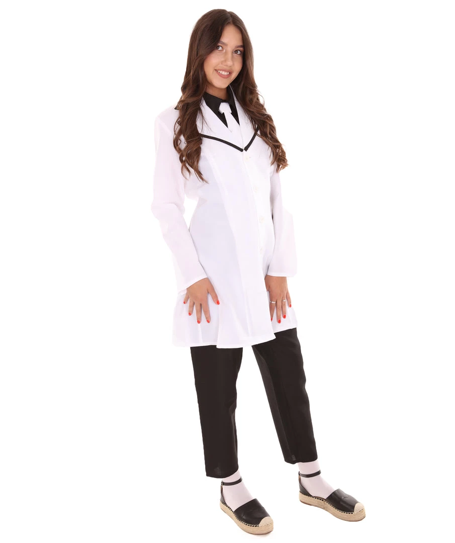 HPO Adult Women's Doctor Costume | Black & White Cosplay Costume 6 HPO Adult Women's Doctor Costume | Black & White Cosplay Costume