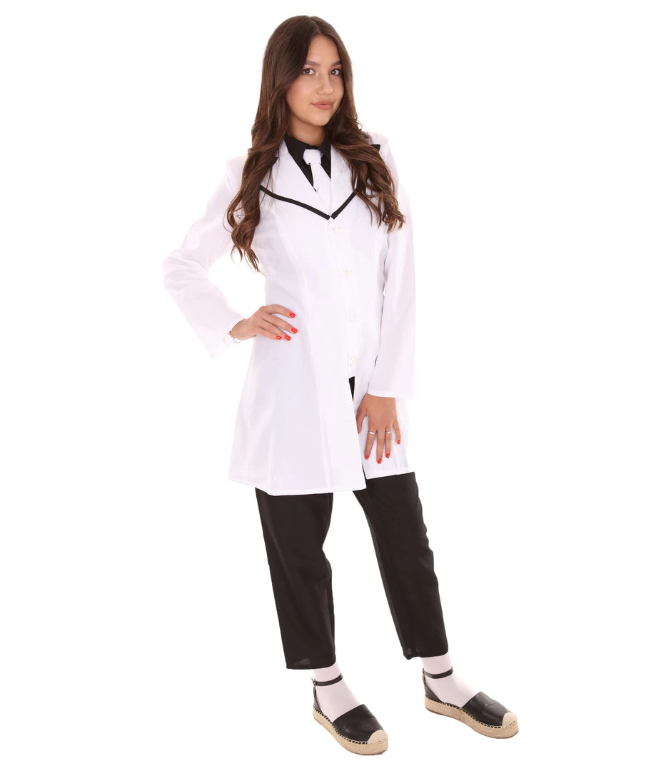HPO Adult Women's Doctor Costume | Black & White Cosplay Costume 7 HPO Adult Women's Doctor Costume | Black & White Cosplay Costume
