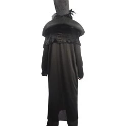 HPO Adult Men's Ghost Gaming Costume | Black Halloween Costume
