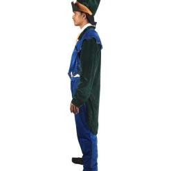 HPO Adult Men's Wizard Costume | Black & Blue Cosplay Costume