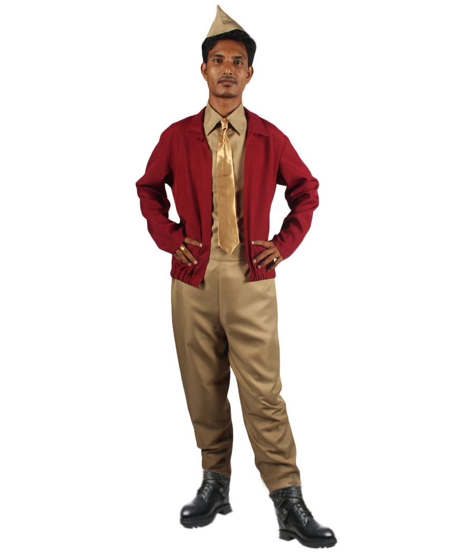 HPO Adult Men's Military Uniform Costume | Multi Cosplay Costume 1 HPO Adult Men's Military Uniform Costume | Multi Cosplay Costume