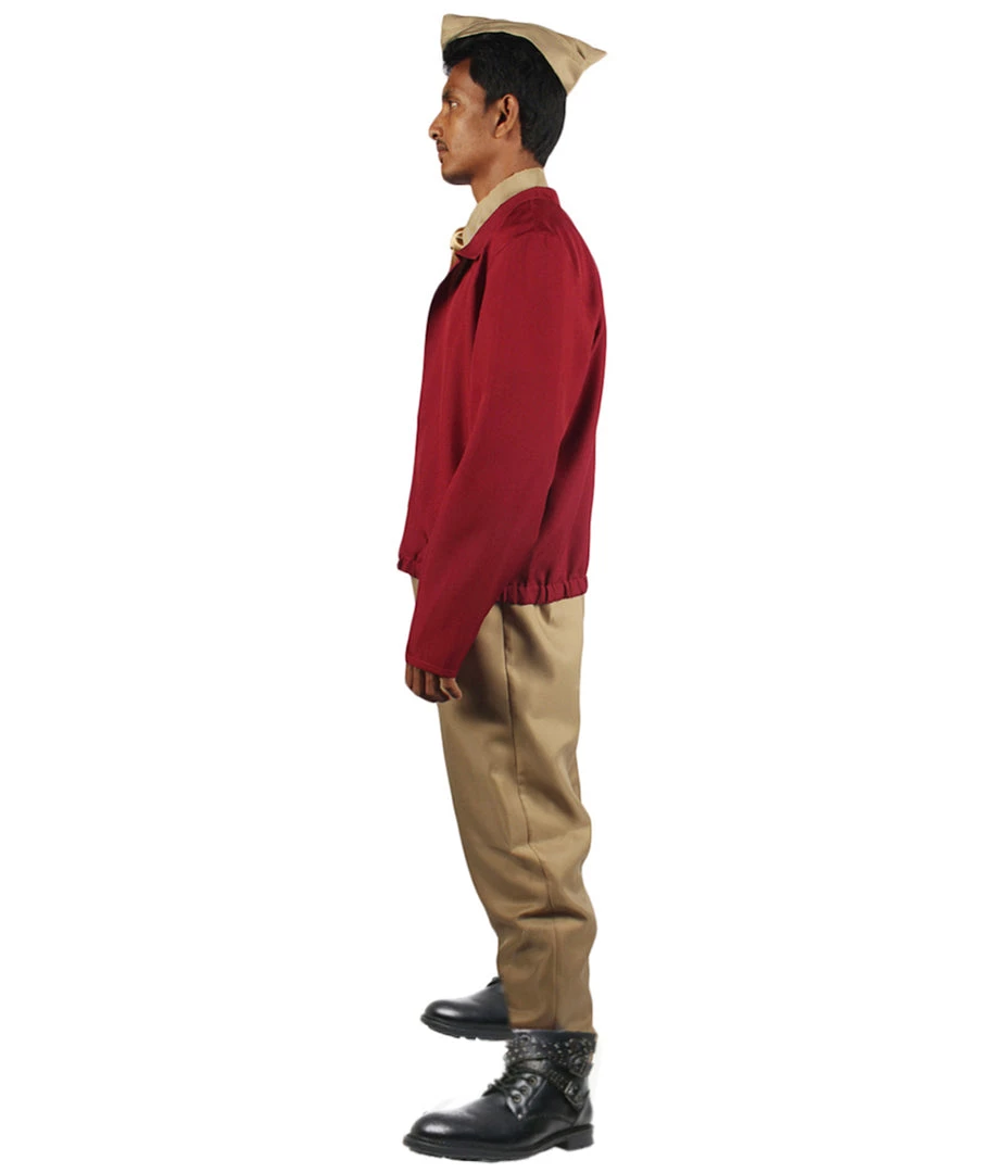 HPO Adult Men's Military Uniform Costume | Multi Cosplay Costume 2 HPO Adult Men's Military Uniform Costume | Multi Cosplay Costume