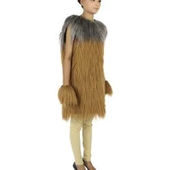 HPO Adult Women's Hairy Warrior Ape Military Leader Resistance Fighter Unisex Costume | Multiple Color Options Cosplay Costume